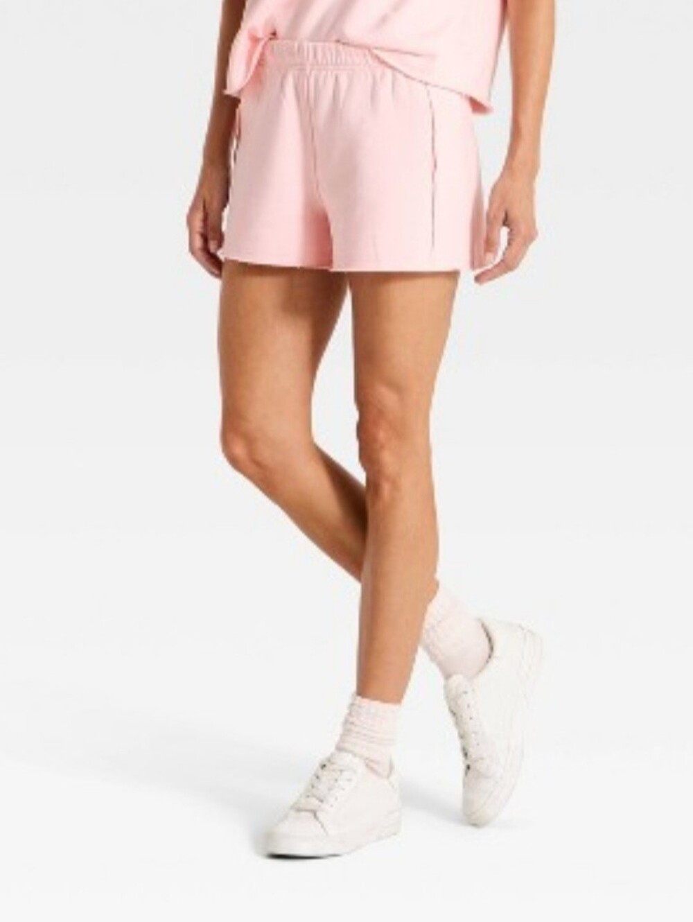 Women's Mid-Rise Leisure Pull-On Shorts - Universal Thread Pink S